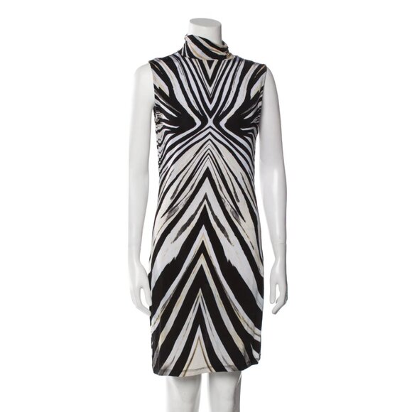 Roberto Cavalli Zebra Print Shift Dress IT38 - Picture 1 of 3